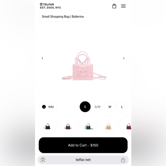 TELFAR small pink bag - Picture 9 of 9